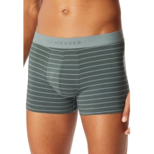 Schiesser Unterwäsche Boxershorts 95/5 Webgummibund 910 dunkelblau/mineral gestreift Herren - 3 Stück