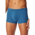 Schiesser Unterwäsche Boxershorts Long Life Soft Shorts Modal gemustert blau - 1 Stück