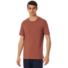 Schiesser Freizeit Tshirt Mix+Relax (100% Baumwolle) terracottarot Herren