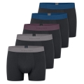 Schiesser Unterwäsche Boxershorts 95/5 Organic Cotton Webgummibund mehrfarbig schwarz Herren - 5 Stück
