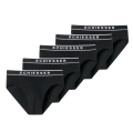 Schiesser Unterwäsche Slip Rio Organic Cotton Webgummibund 95/5 schwarz Herren - 5 Stück