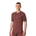 Schiesser Freizeit Tshirt Revival Karl-Heinz Kurzarm braun Herren