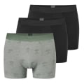 Schiesser Unterwäsche Boxershorts 95/5 Webgummibund Herren-Shorts schwarz/grau Herren - 3 Stück
