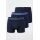 Schiesser Unterwäsche Boxershorts 95/5 Organic Cotton Webgummibund nachtblau Herren - 3 Stück