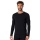 Schiesser Unterwäsche Langarmshirt Organic Cotton Rundhals 95/5 - schwarz Herren