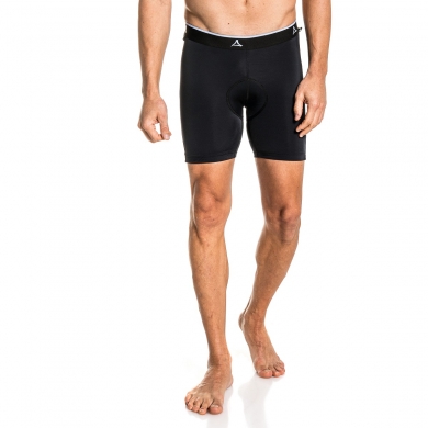 Schöffel Fahrradhose Skin Pants 2h (anatomischer Polsterung, komfortabel, geruchshemmend) kurz schwarz Herren