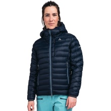 Schöffel Winter-Daunenjacke Down Silvretta (leicht, windabweisend, atmungsaktiv) dunkelblau Damen