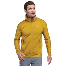 Schöffel Fleecejacke Hiking Hoody Style Cascata MNS mit Kapuze (warm, 4-Wege-Stretch) gold/gelb Herren - Übergröße 58 -