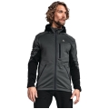 Schöffel Fleecejacke Lodron Hoody (4-Wege-Stretch, schnell trocknend, warm) dunkelgrau Herren