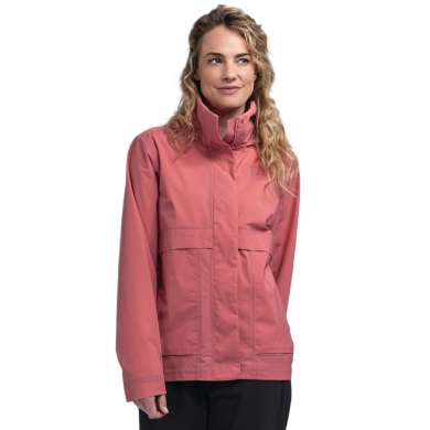 Schöffel Ganzjahresjacke Bellagio L (2.5-Lagen, wasserdicht, hohe Atmungsaktivität) altrosa Damen