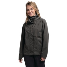 Schöffel Ganzjahresjacke Bellagio L (2.5-Lagen, wasserdicht, hohe Atmungsaktivität) asphaltgrau Damen