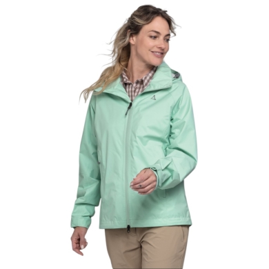 Schöffel Regenjacke Easy XT (leicht, wasserdicht, winddicht) mint/sky Damen