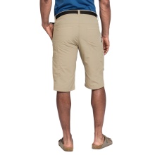 Schöffel Reise-Wanderhose Silvaplana2 (UV-Schutz) kurz beige Herren