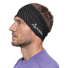 Schöffel Stirnband Masua (leicht, warm, elastisch) schwarz/grau/weiss - 1 Stück
