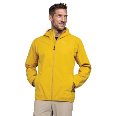 Schöffel Trekking-Wanderjacke Hiking Style Migandi MNS (2.5-Lagen, wasserdicht, atmungsaktiv) gelb Herren