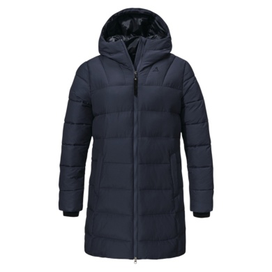 Schöffel Winterparka Urban Insulated Style Boslix (wärmend dank Daunenfüllung) navyblau Damen