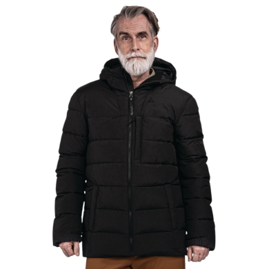 Schöffel Winterjacke Urban Insulated Style Boslix (wärmend dank Daunenfüllung) schwarz Herren