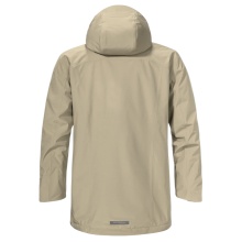 Schöffel Übergangs-Regenjacke Urban Insulated Parka Style Malkay (wasserdicht, atmungsaktiv) beige Herren