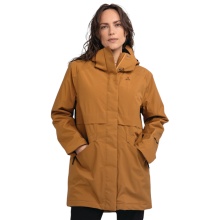 Schöffel Übergangs-Regenjacke Urban Insulated Parka Style Malkay (wasserdicht, atmungsaktiv) hellbraun Damen