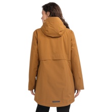 Schöffel Übergangs-Regenjacke Urban Insulated Parka Style Malkay (wasserdicht, atmungsaktiv) hellbraun Damen