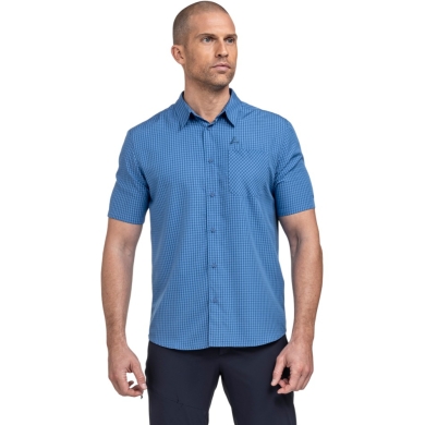 Schöffel Wanderhemd CIRC Shirt Style Dalfoss (UV Schutz, Brusttasche) kurzarm blau Herren