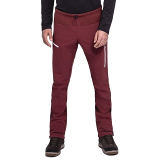 Schöffel Softshell-Wanderhose Rinnen Pant (hohe Atmungsaktivität, elastischer Bund) weinrot Herren