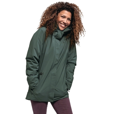 Schöffel Winterjacke Heat Cambria (Intellitex Heat Technologie) dunkelgrün Damen