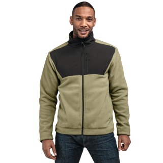 Schöffel Fleecejacke Urban Fleece Style Gregale (sehr warm, feuchtigkeitsregulierend) braun/schwarz Herren