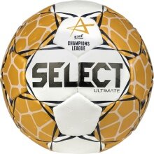 Select Handball Ultimate EHF Champions League (offizieller Champions League Spielball) v23 weiss/gold - Spielball