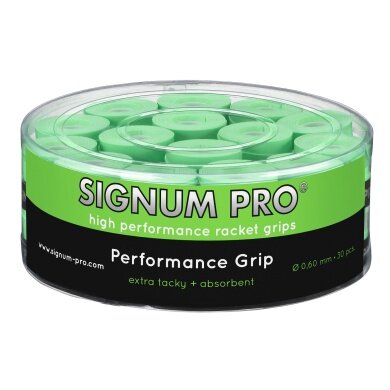 Signum Pro Overgrip Performance 0.6mm limegrün 30er Box