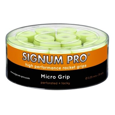 Signum Pro Overgrip Micro 0.55mm gelb 30er Box