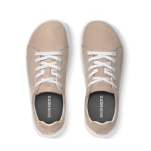 Skinners Sneaker Walker (Premium-Leder, breite Zehenbox) beige/weiss