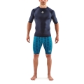 Skins Funktions-Tshirt 1-Series Short Sleeve (enganliegend) kurzarm navyblau Herren