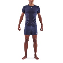 Skins Trainings-Tshirt 3-Series (100% Polyester, Mesh-Einsätze) navyblau Herren