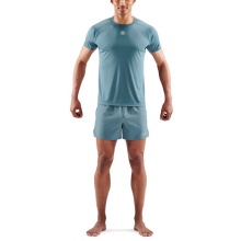 Skins Trainings-Tshirt 3-Series (100% Polyester, Mesh-Einsätze) blau/grau Herren