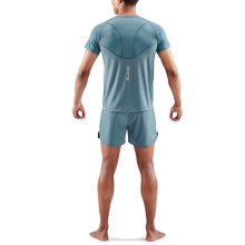 Skins Trainings-Tshirt 3-Series (100% Polyester, Mesh-Einsätze) blau/grau Herren