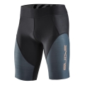 Skins Funktionshose TRI Elite Half Tight Short (für Triathlon, High-Tech-Kompression) schwarz/carbon Herren