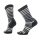 Smartwool Tagessocke Crew Spruce Street-Print Everyday (Merinowolle) schwarz/grau - 1 Paar