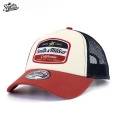 Smith&Miller Basecap Vicent Trucker Cap rot/beige - 1 Stück