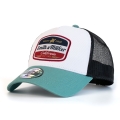 Smith&Miller Basecap Vicent Trucker Cap weiss/schwarz/mint - 1 Stück