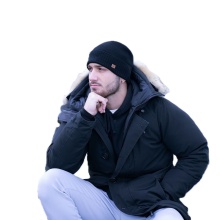 Smith&Miller Mütze (Beanie) Basic Cuff - grau - 1 Stück