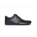 Sole Runner Barfussschuhe Sneaker Narvi Leder (breite Zehenbox) schwarz