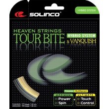 Solinco Tennissaite Hybrid Tour Bite & Vanquish (Haltbarkeit+Komfort) 12m Set