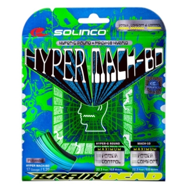 Solinco Tennissaite Hyper-Mach BD 1.20 Hybrid (Haltbarkeit+Power) 12.2m Set