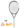 Head Tennisschläger Speed MP 100in/300g/ 2026 - unbesaitet - plus 5 Overgrips tennistown Pro orange