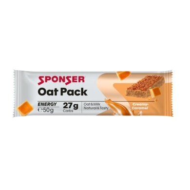 Sponser Energy Oat Pack (geballte Energie aus Hafer) Creamy Caramel 25x50g Box