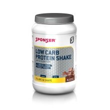 Sponser Low Carb Protein Shake (hochwertiges Protein aus Molke, Milch und Ei) Schokolade 550g Dose