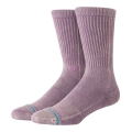 Stance Tagessocke Icon Dyed Crew plum - 1 Paar