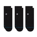 Stance Tagessocke Quarter Icon schwarz - 3 Paar