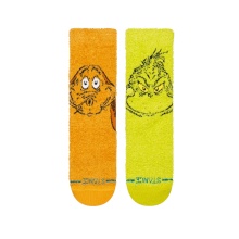 Stance Kinder-Tagessocke Grinch and Max Kids Crew limegrün/orange - 1 Paar